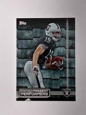 Topps Raiders Football Card - Black & Silver